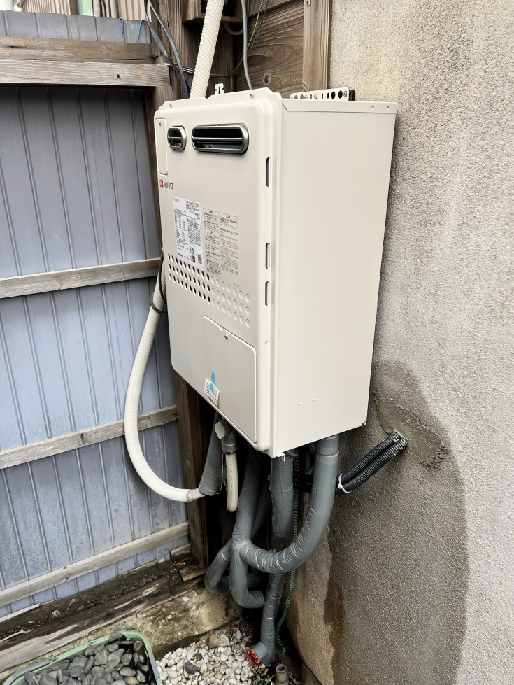ガス給湯器取替工事
